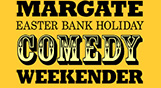 Margate Easter Bank Holiday Comedy Weekender logo and link to website info